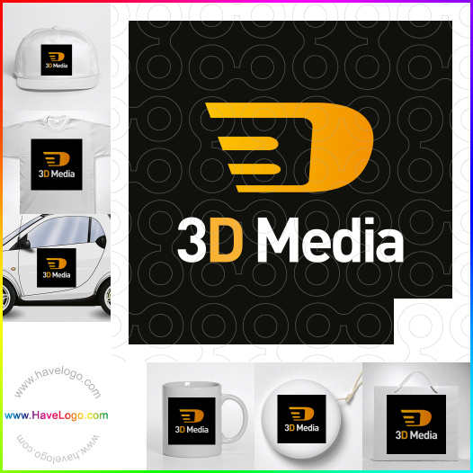 логотип 3d дизайн технологии - 15279