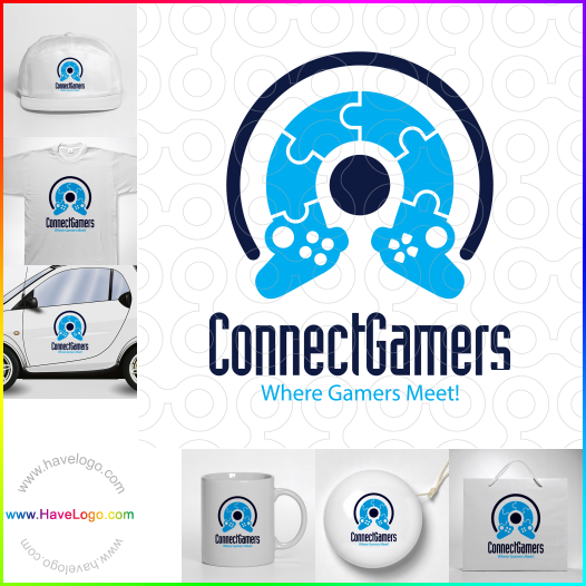 このConnect Gamersのロゴデザインを購入する - 65297
