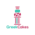 希臘蛋糕Logo