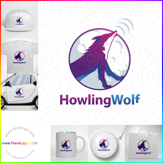 Heulender Wolf logo 61547