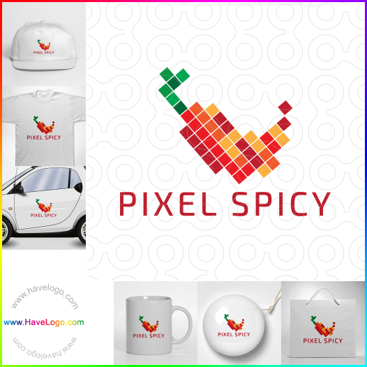 Pixel spicy logo 66476