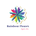 Regenbogen Blume logo