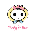 赤ちゃんの顔ロゴ