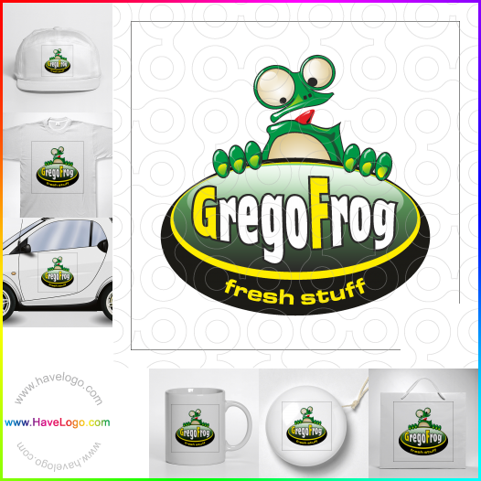 購買此青蛙logo設計6824