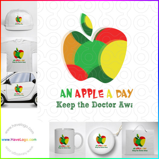 логотип яблоко - 53766