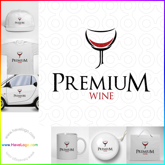 логотип винный магазин - 37414