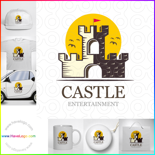 この城のロゴのロゴデザインを購入する - 33551