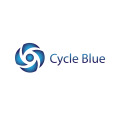 логотип езда на велосипеде