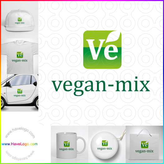 логотип вегетарианское - 28718