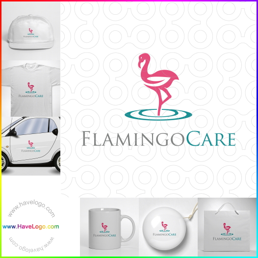 логотип фламинго - 48715