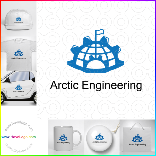 購買此北極工程logo設計62806