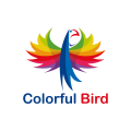 логотип Красочная птица