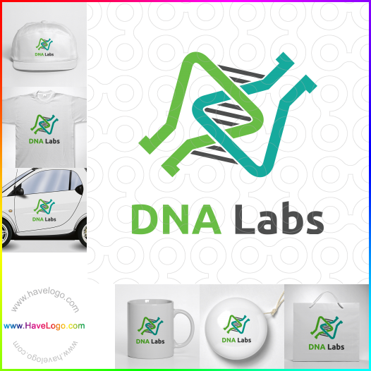 このDNA研究所のロゴデザインを購入する - 62712