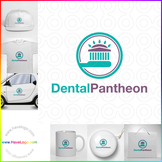 логотип Стоматологический пантеон - 63726