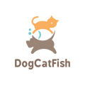 狗,貓,魚Logo
