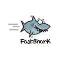 快速的鯊魚Logo
