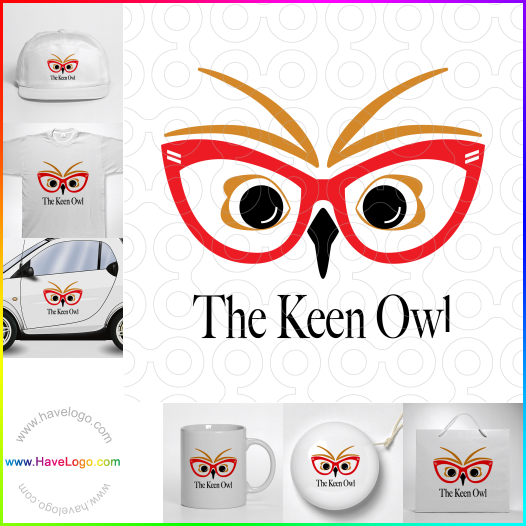 このKeen Owlのロゴデザインを購入する - 64106