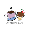 Lavianga的咖啡館Logo
