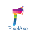 логотип Пиксельный топор
