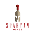 斯巴達的葡萄酒Logo