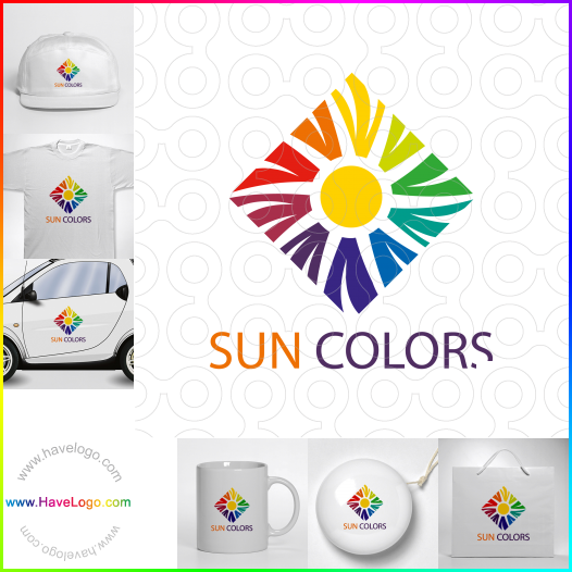 購買此太陽的顏色logo設計66095