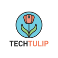 логотип Технический тюльпан