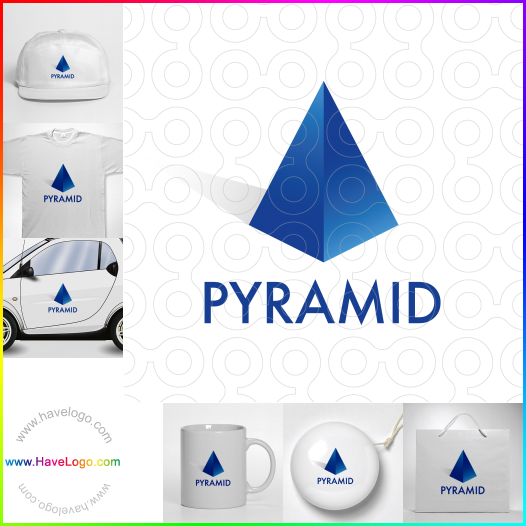 このピラミッドのロゴデザインを購入する - 28701