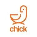 小鸡Logo