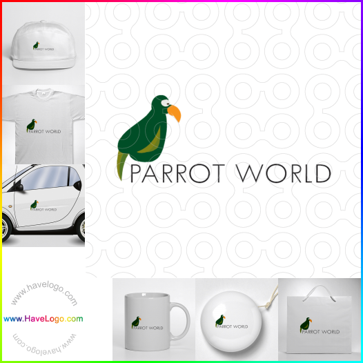 логотип попугай - 15250