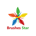  Brushes Star  logo