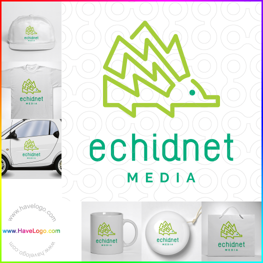 购买此echidnet媒体logo设计60622