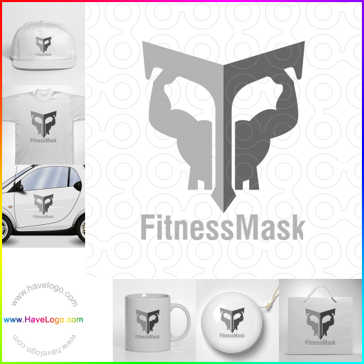 Fitnessmaske logo 62833