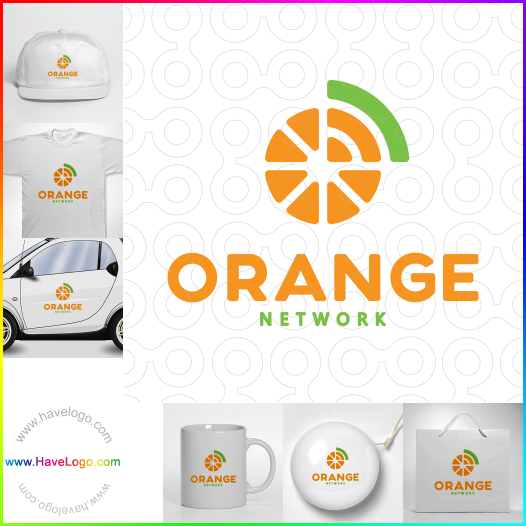 このオレンジネットワークのロゴデザインを購入する - 60634