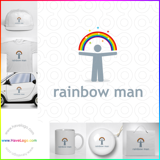 логотип Rainbow Man - 64116