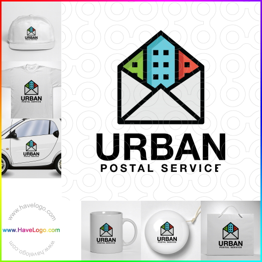 購買此城市郵政服務logo設計60754