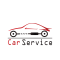 車の修理ロゴ