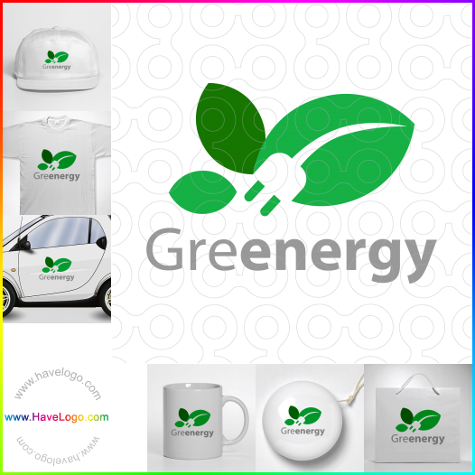 логотип зеленой энергии - 45578