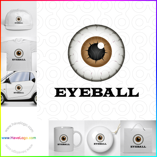 логотип глазное яблоко - 64382