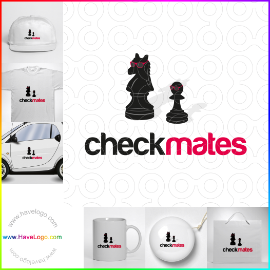 このチェスのロゴデザインを購入する - 38353