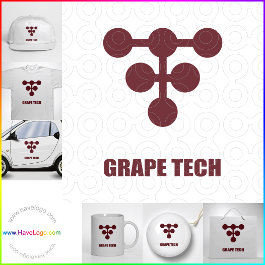 логотип виноград - 41877