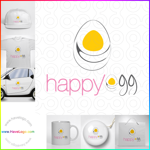логотип яйцо - 6397