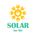 solar panel Logo