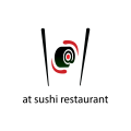 логотип В ресторане Sushi