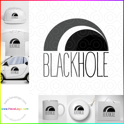 логотип Черная дыра - 64840