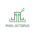  Pixel Octopus  logo