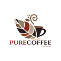  Pure Coffee  logo