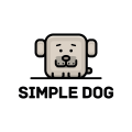 簡單的狗Logo