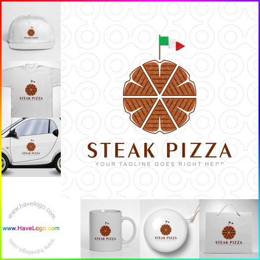 Steak Pizza logo 64155