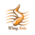 Flügel Hinweis logo