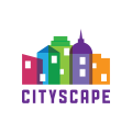 логотип городской пейзаж